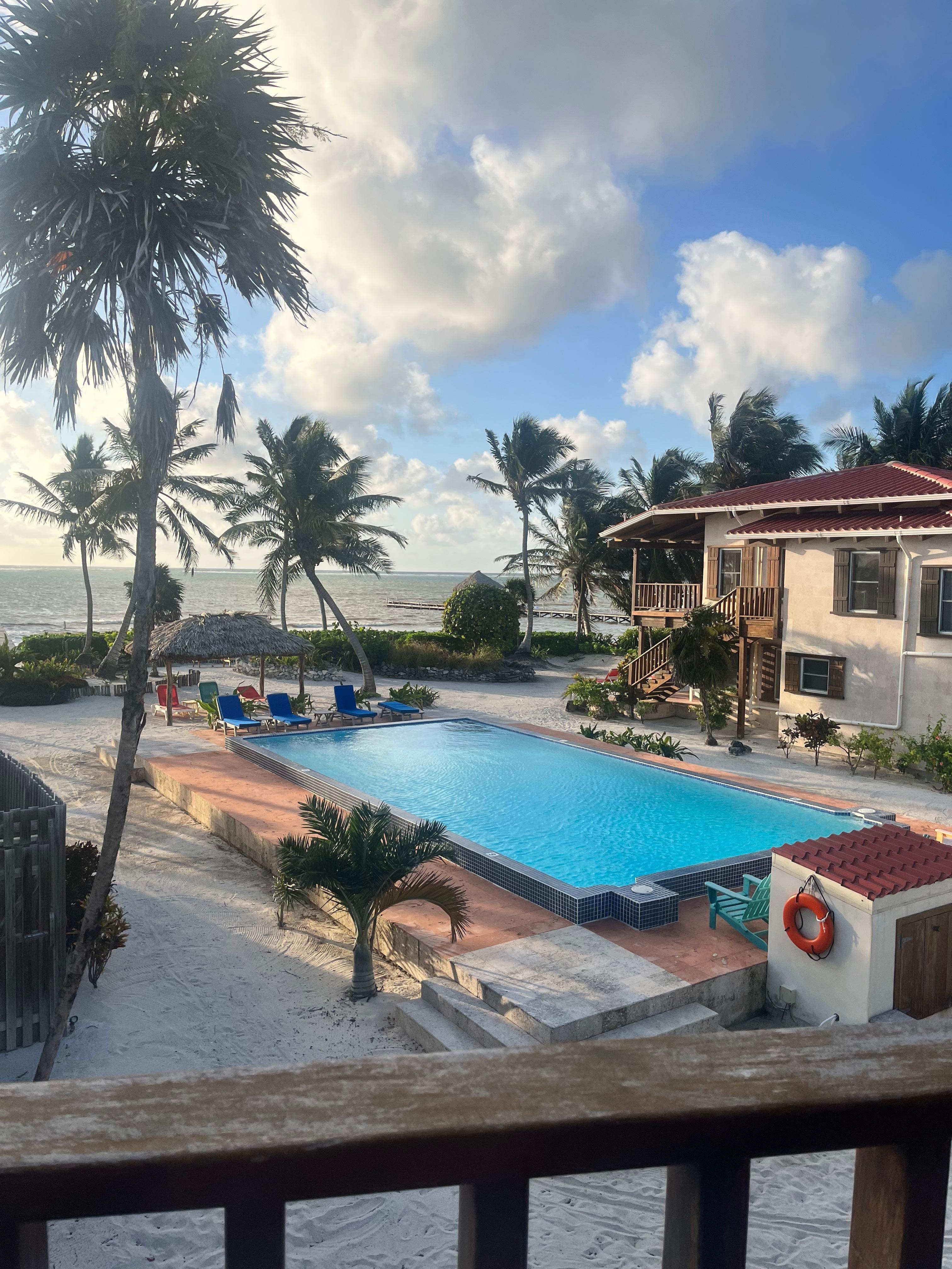 View from our balcony