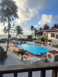 View from our balcony