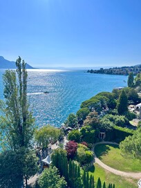 Gorgeous view from our room balcony.