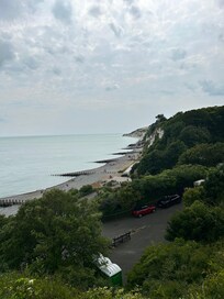 Eastbourne Strandblick in die Ferne