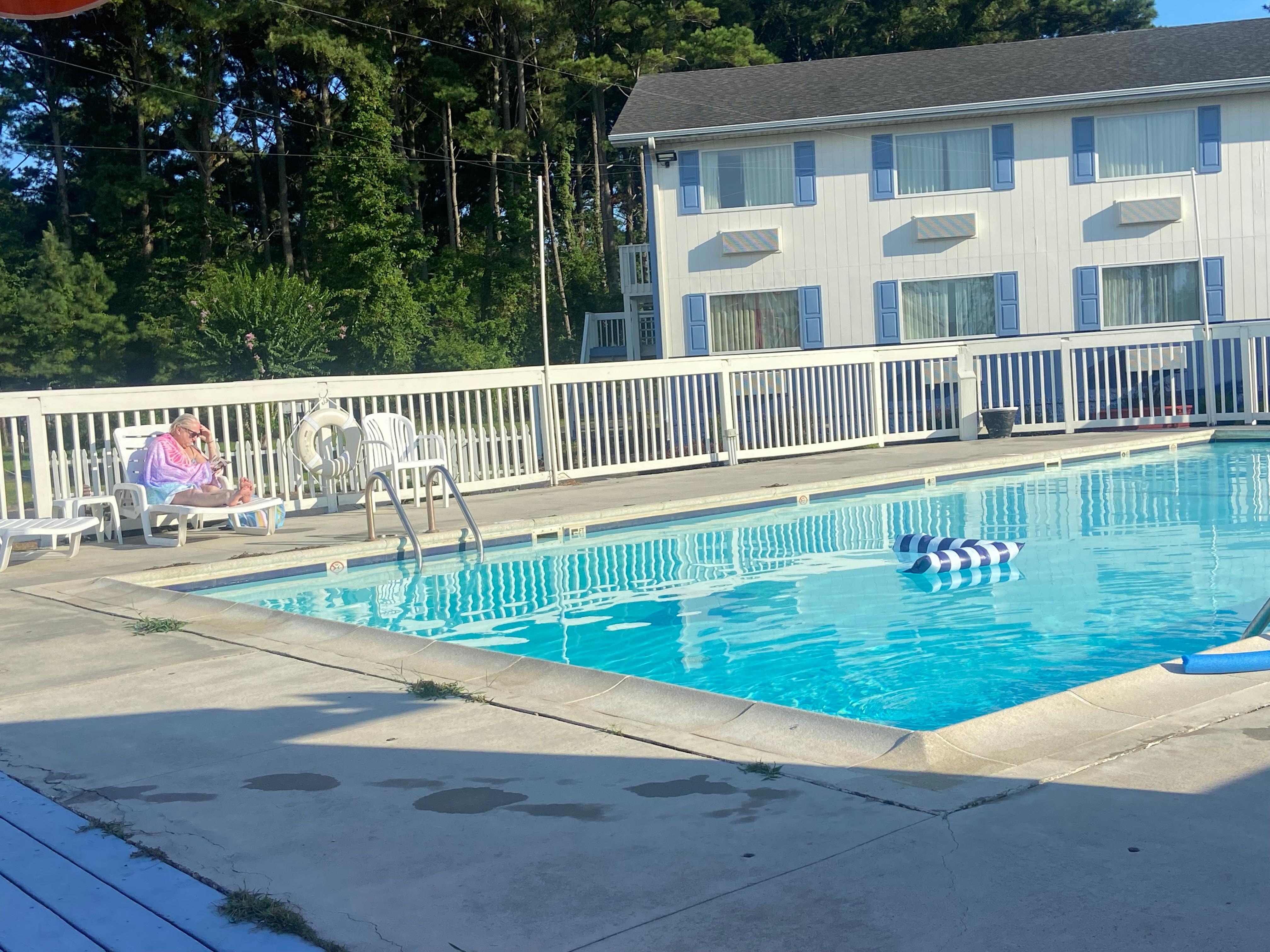 Very nice and relaxing pool area. Could use a few more sun umbrellas. 
