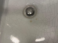 Sink was disgustingly cracking and would not drain