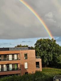 Doppelregenbogen nach einem Schauer