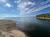 Mouth of the Winooski River on the bike trail south