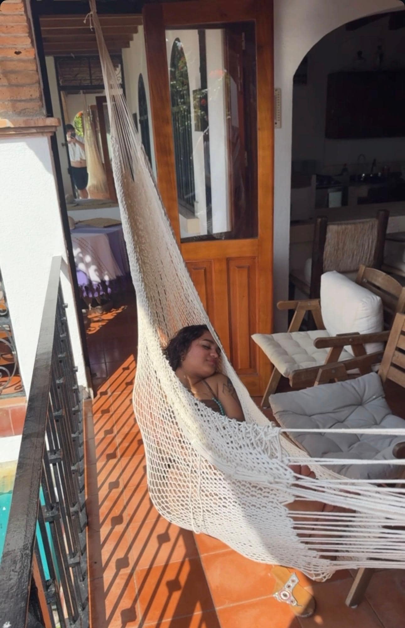 The hammock was a nice addition. Took lots of naps in it. 