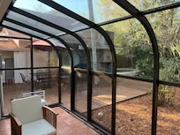 This is where the geckos run in and out; also into adjacent bedroom