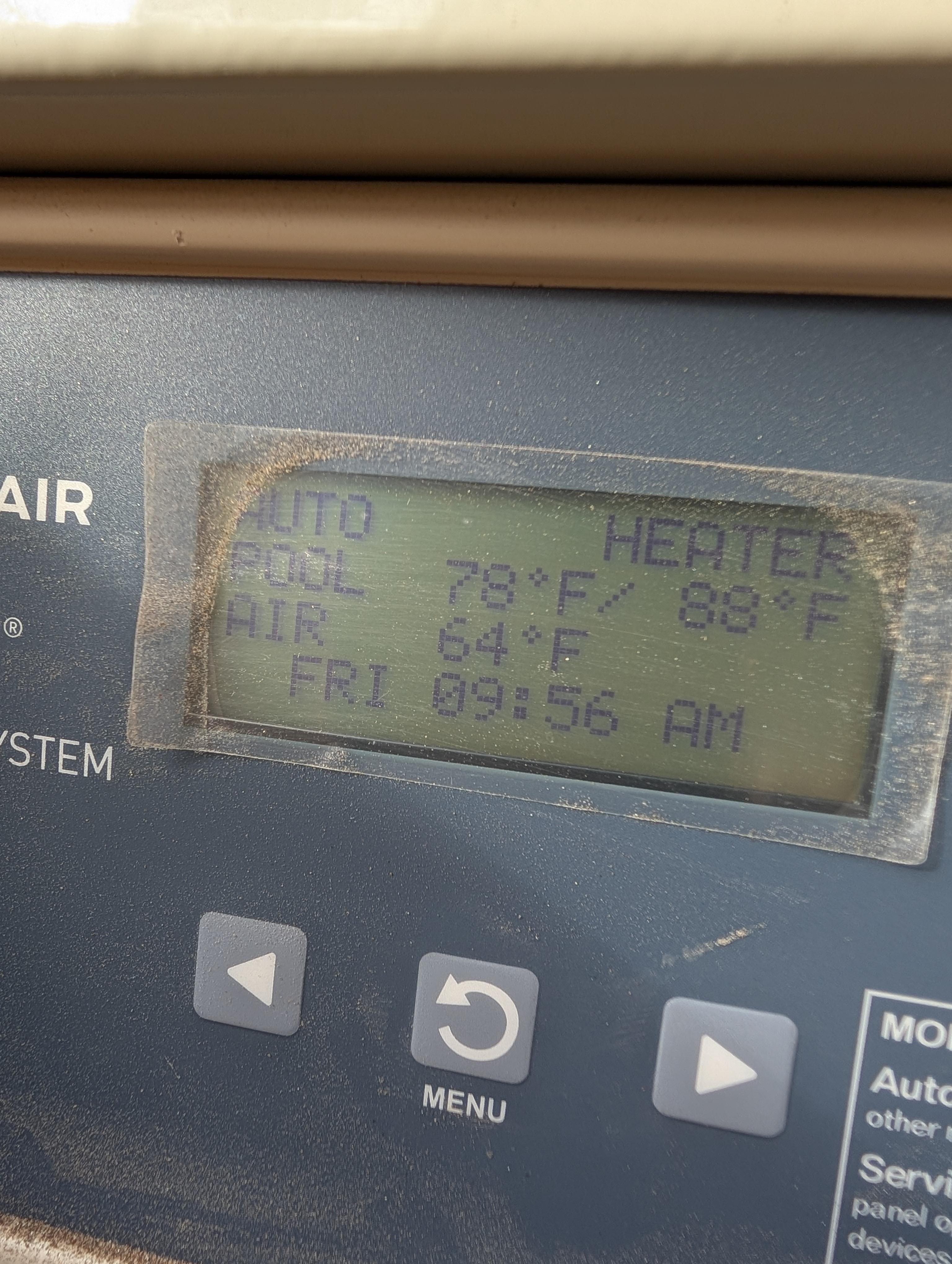 This was a daily issue with the pool. Even pool guy said it was not working and I have documentation I told owner that. 