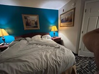 Old school pictures and furniture.