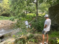 Loved walking down to the river