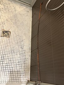 Shower emergency cord