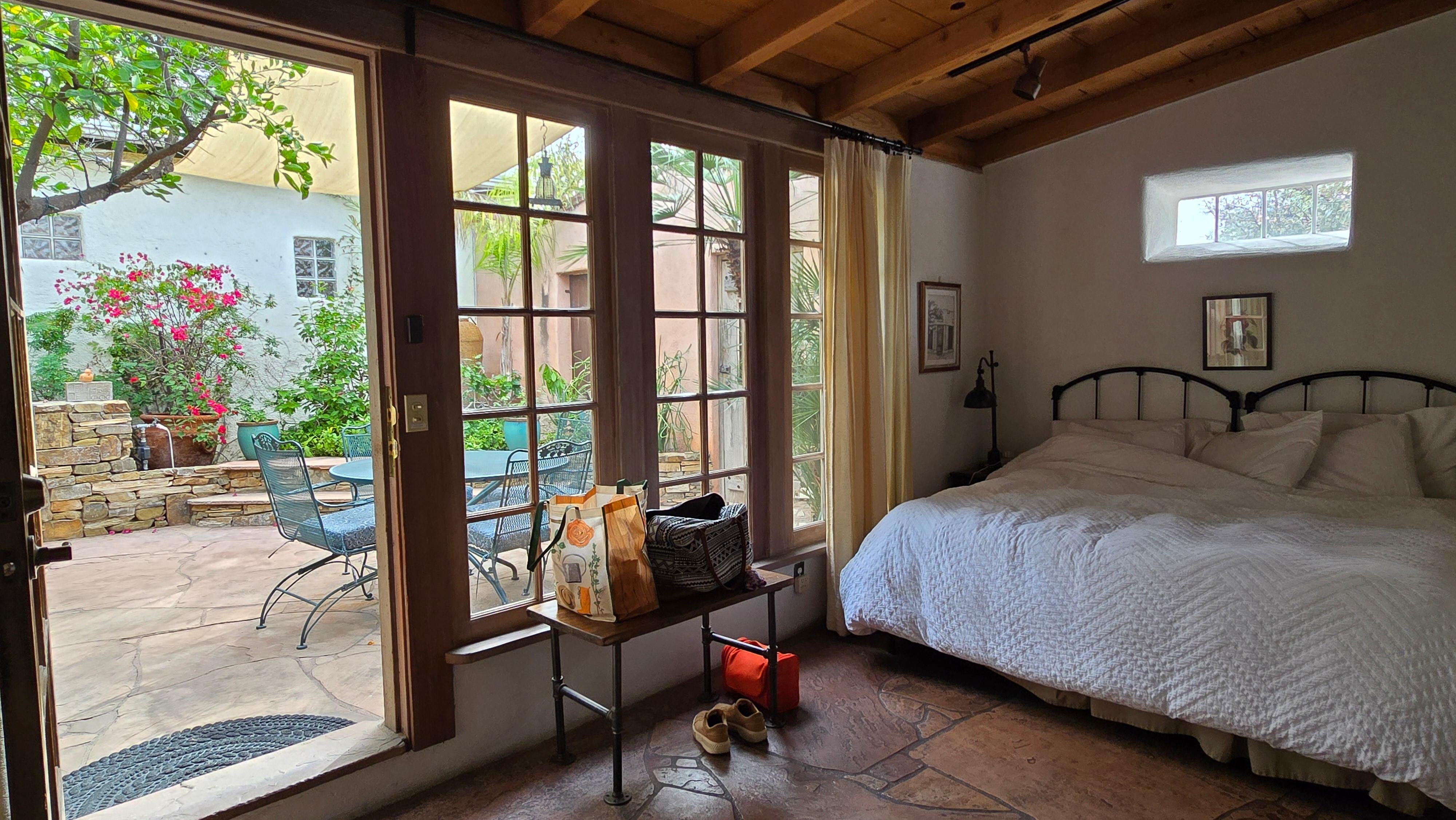 Primary room adjacent to courtyard