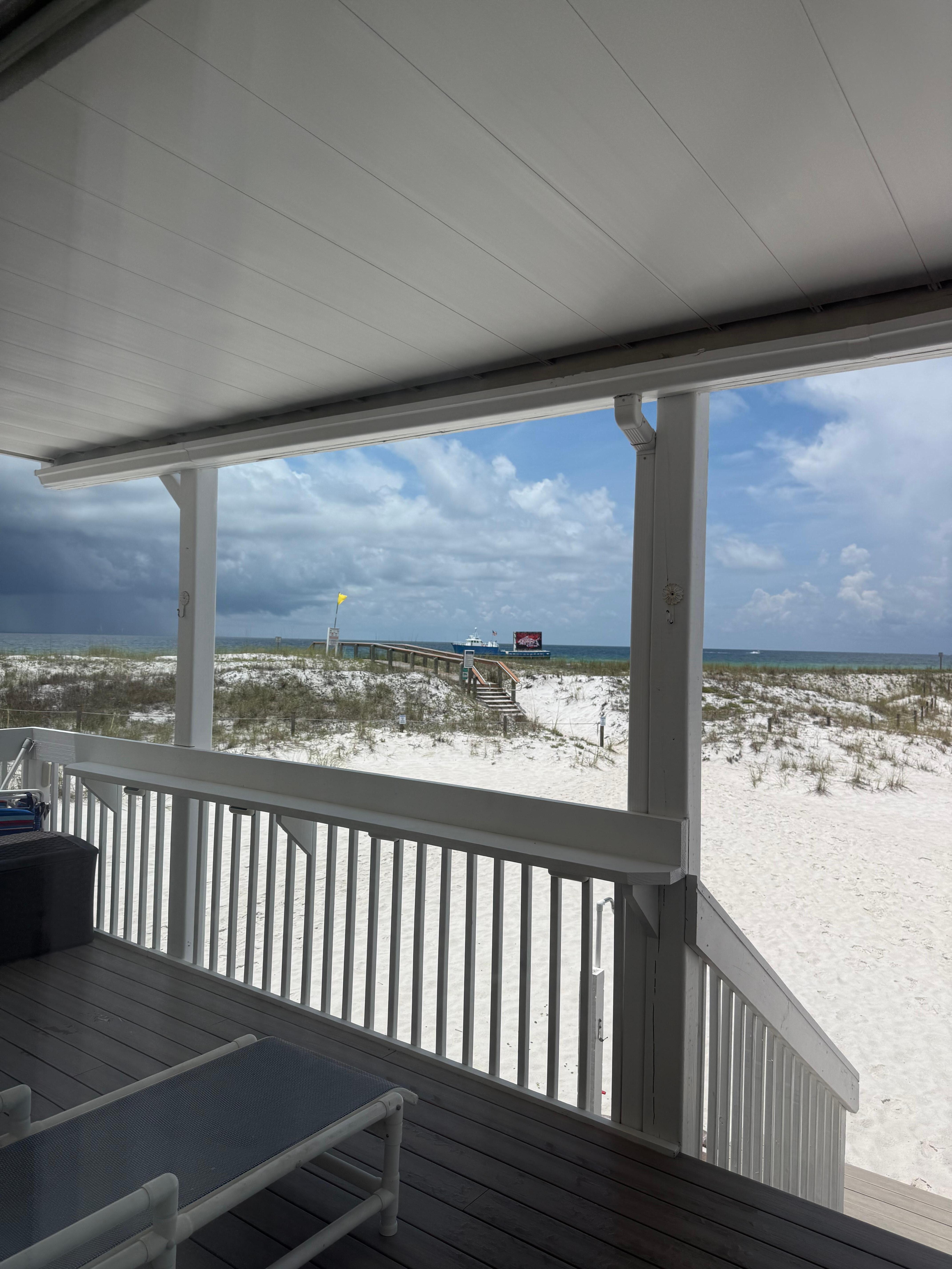 View from the porch 