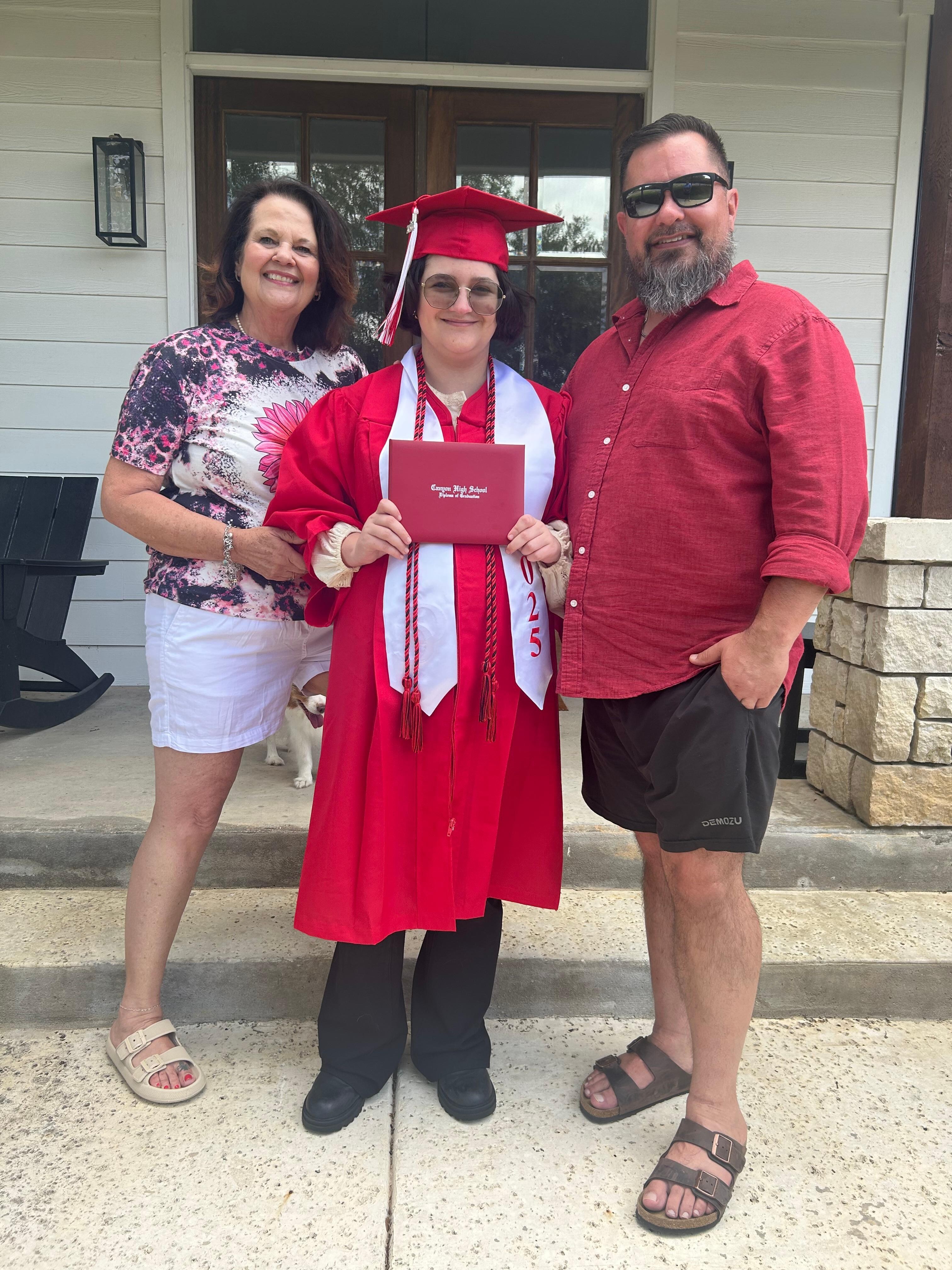 Me with my son and granddaughter 