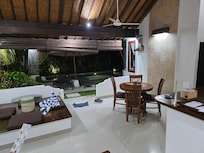 View towards the pool.