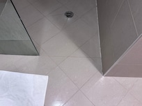 Design issue- water seeped out from shower