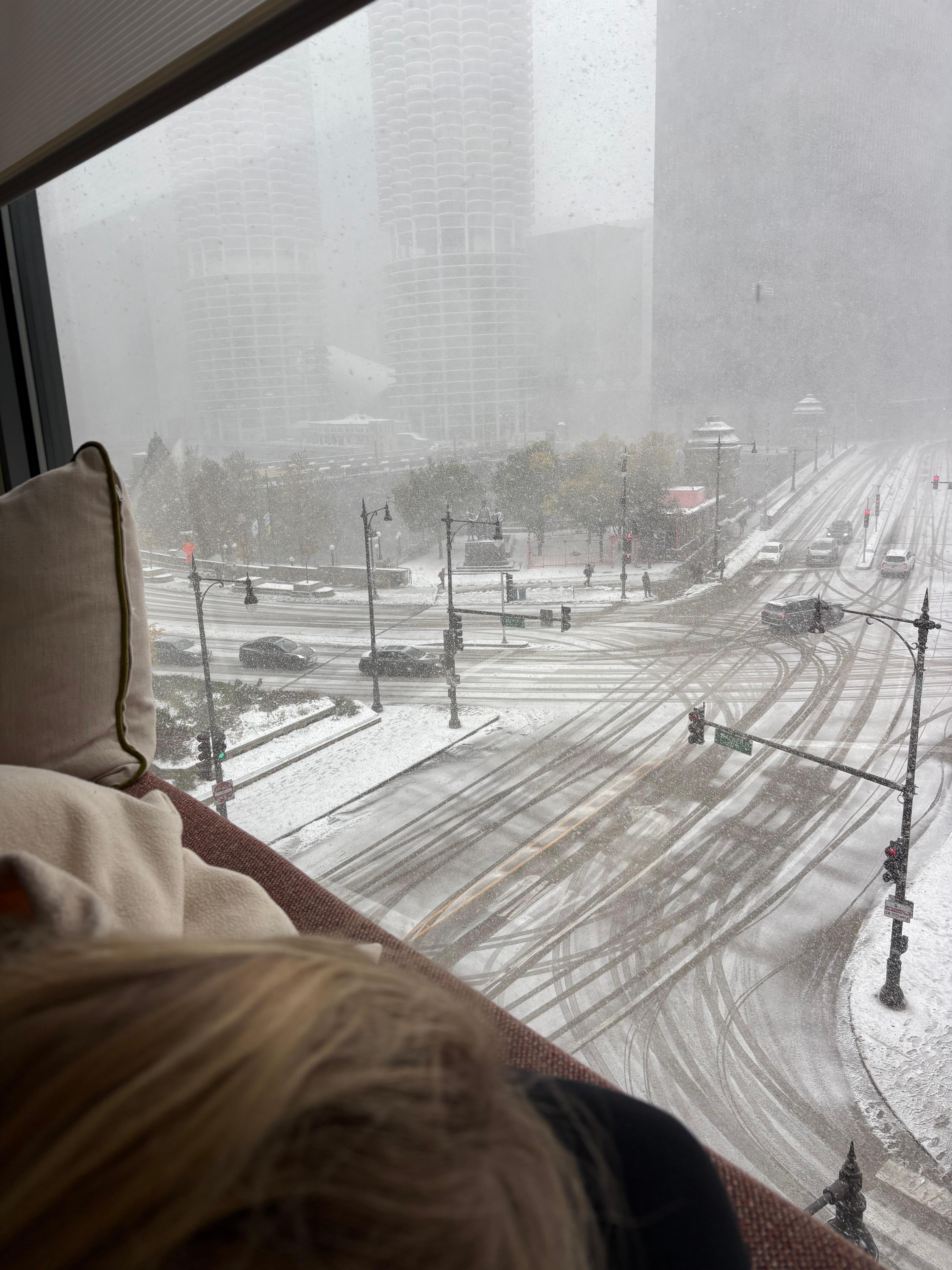 We got snow in early November! 