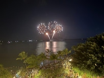 Fireworks from the balcony