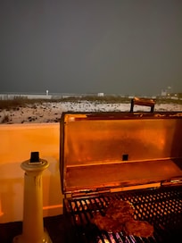 Grilling on seaside