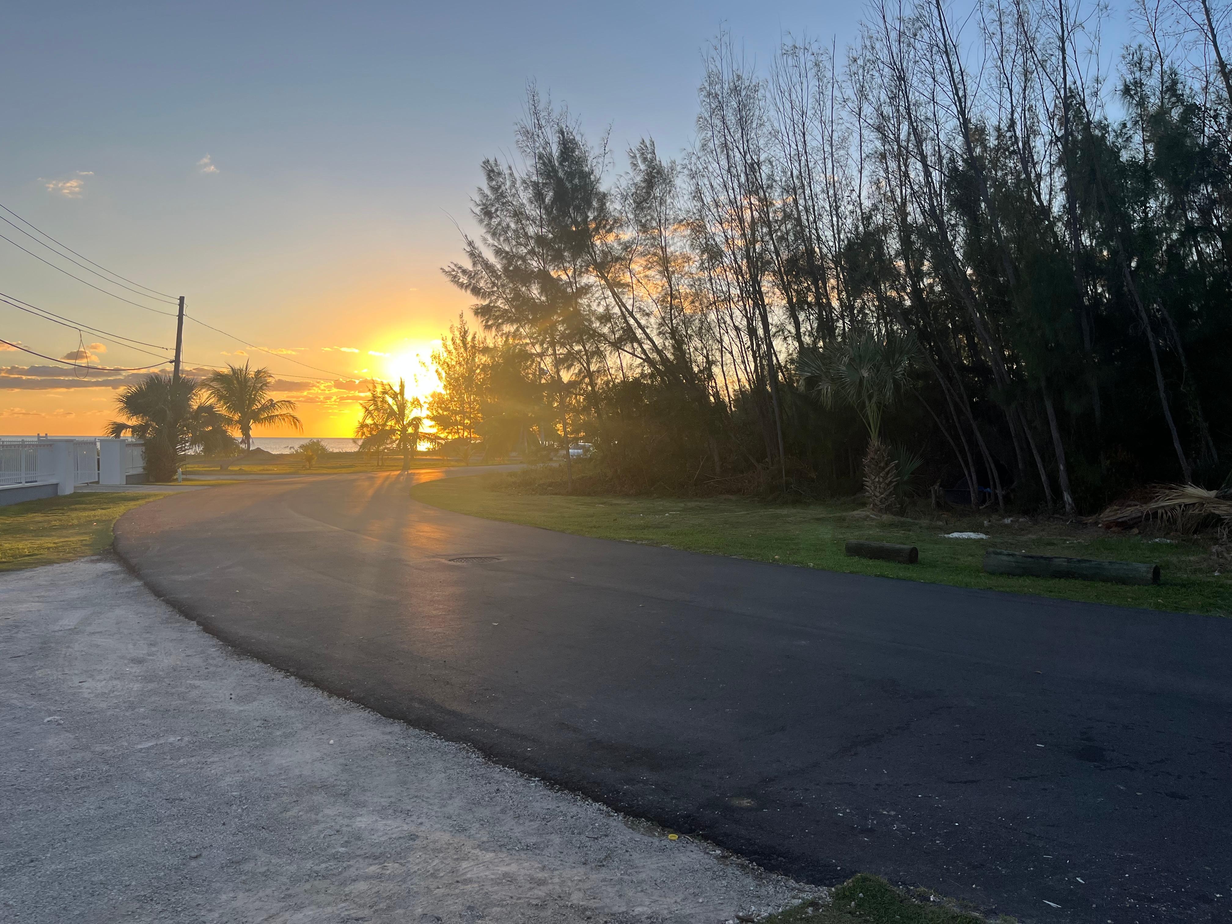 Sunset from the house