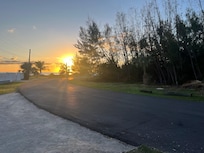 Sunset from the house