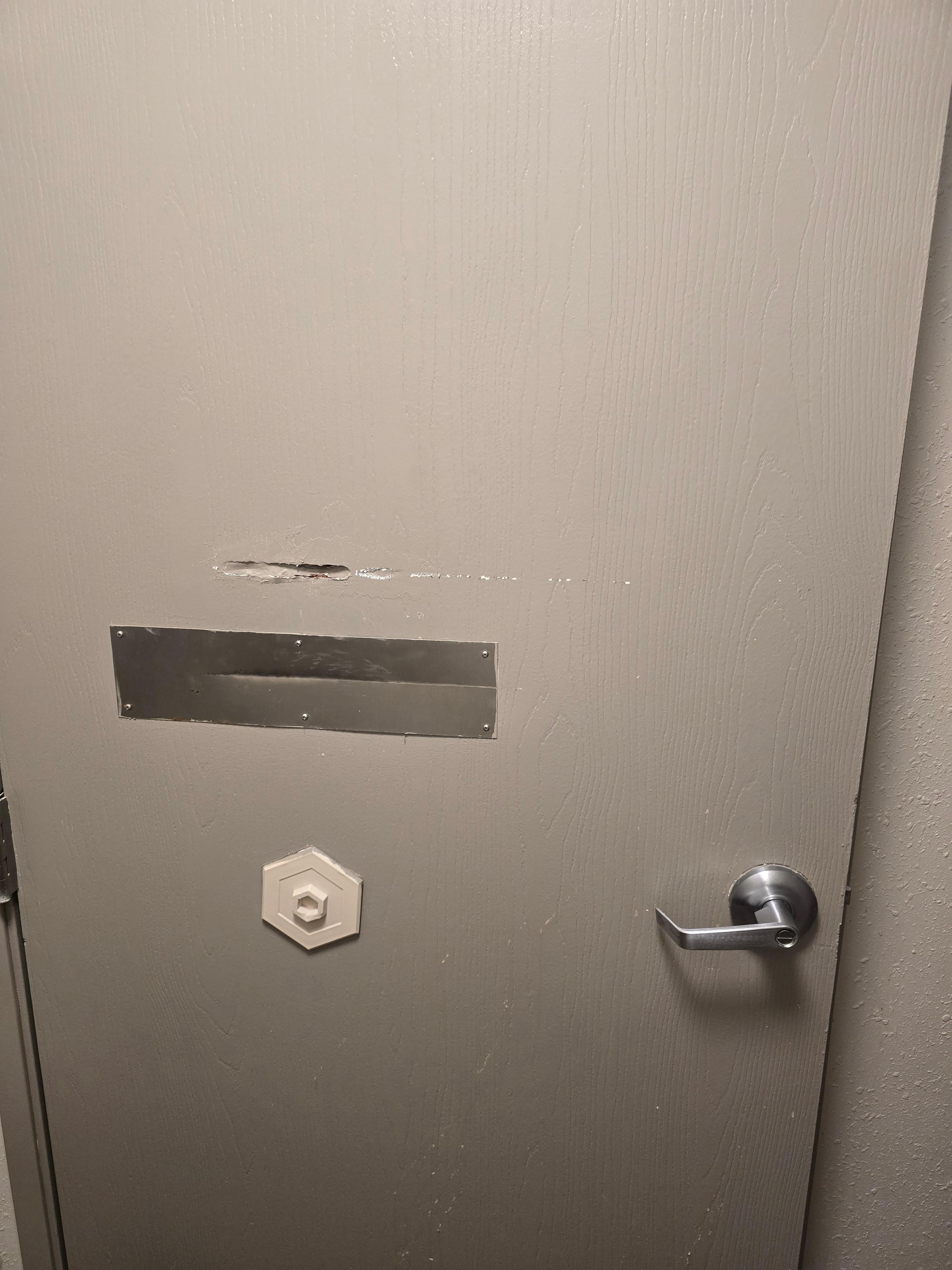 Bathroom door 