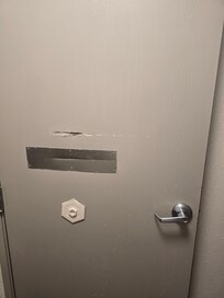 Bathroom door