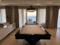 Pool table in the chairman suite