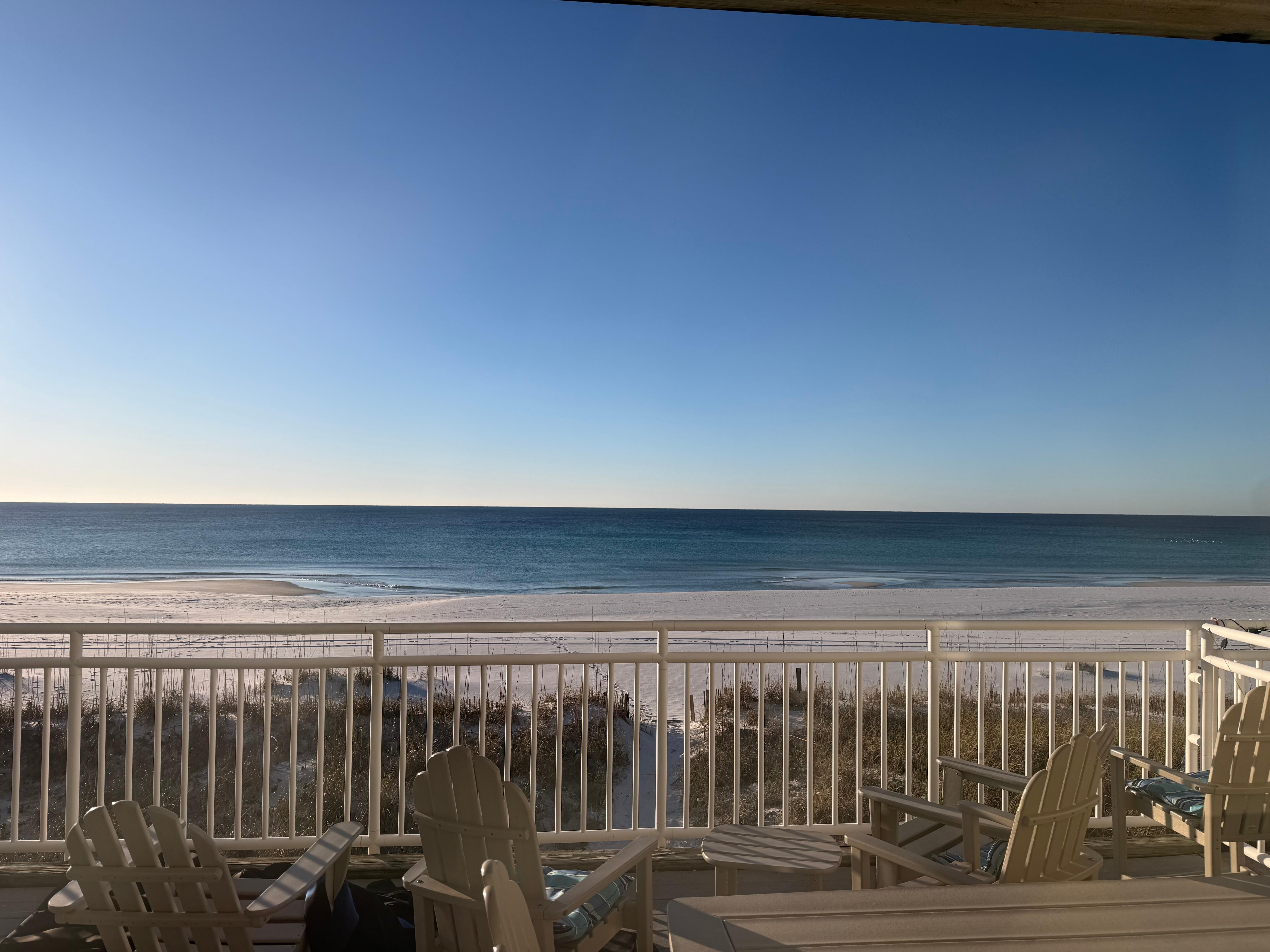 View from the balcony