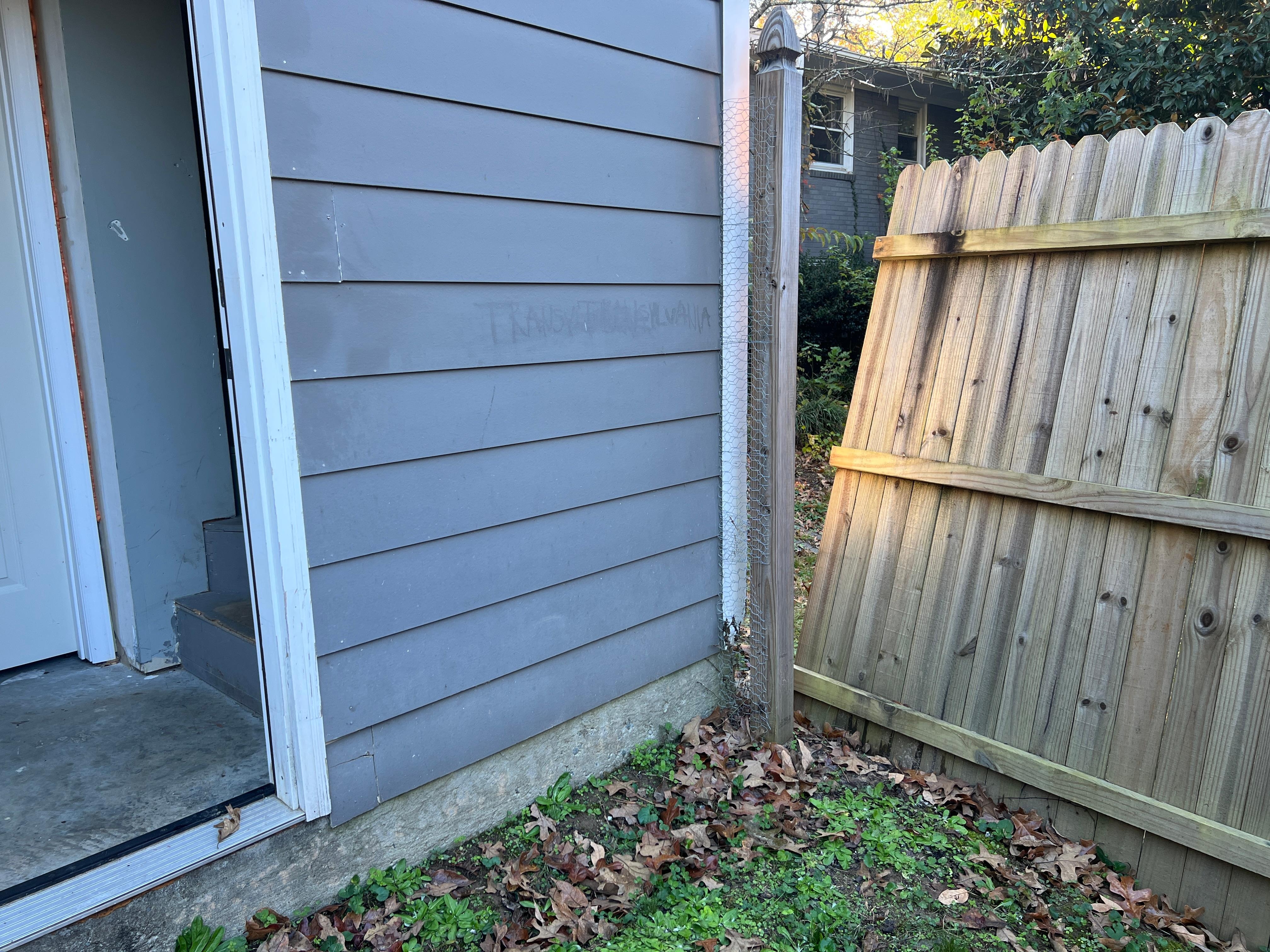 this is the "pet-friendly" yard