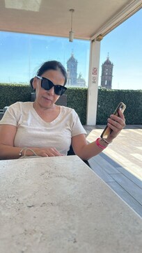 De aquí se ve la cátedral, y centro de Puebla o Zócalo