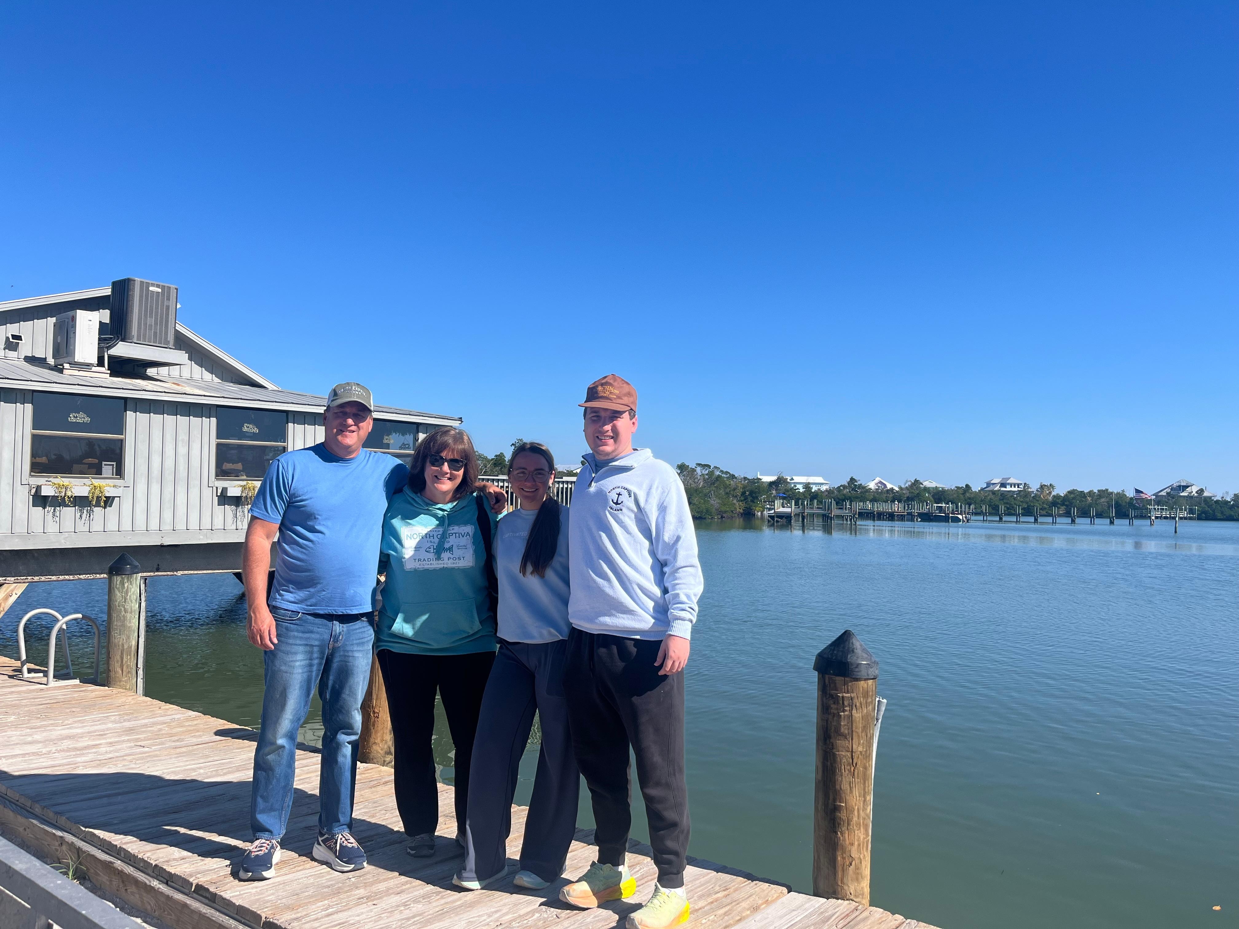 Waiting for our departure ferry 