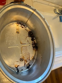 Dirty cookware