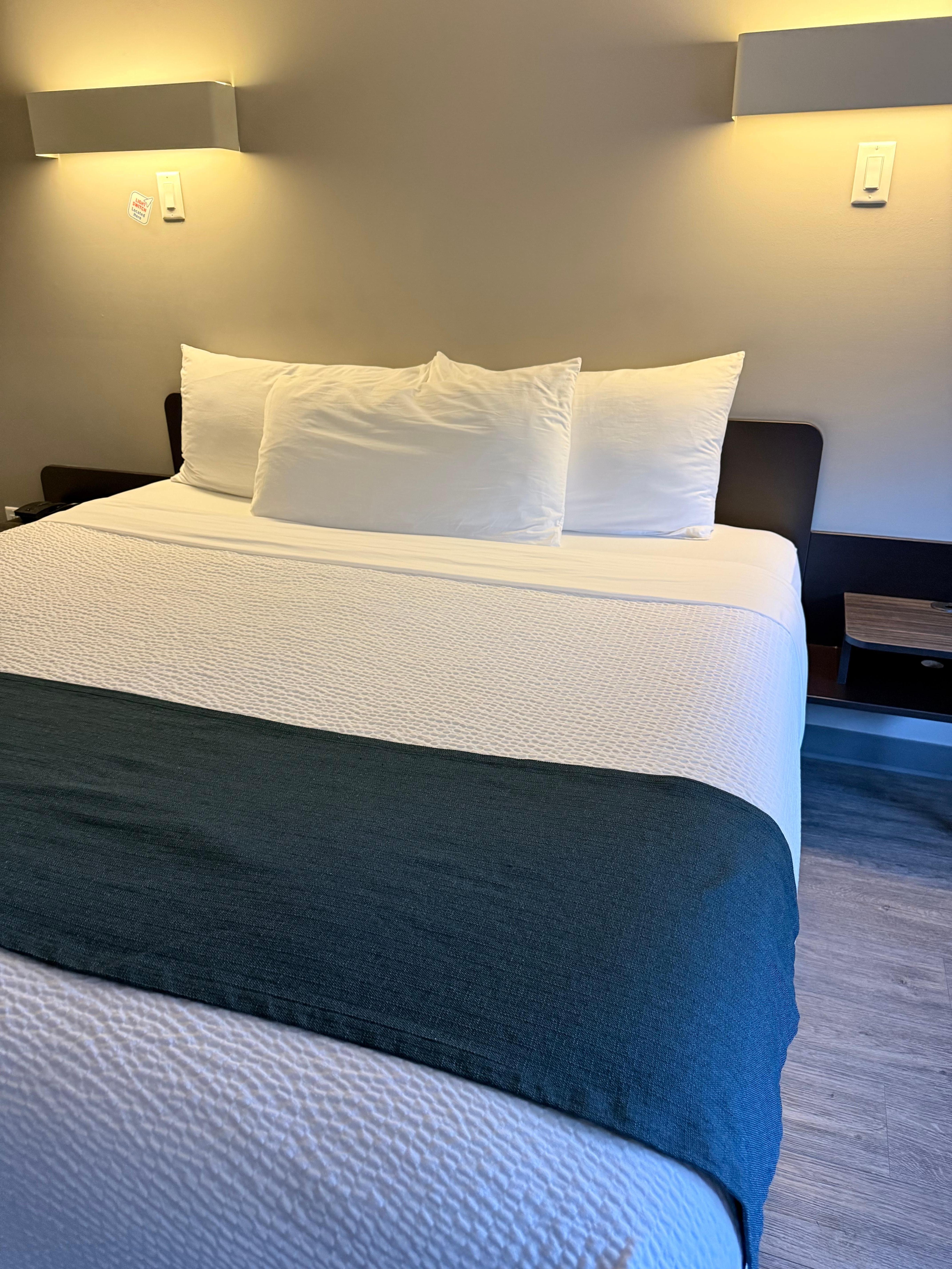 The room was clean, comfortable and spacious 