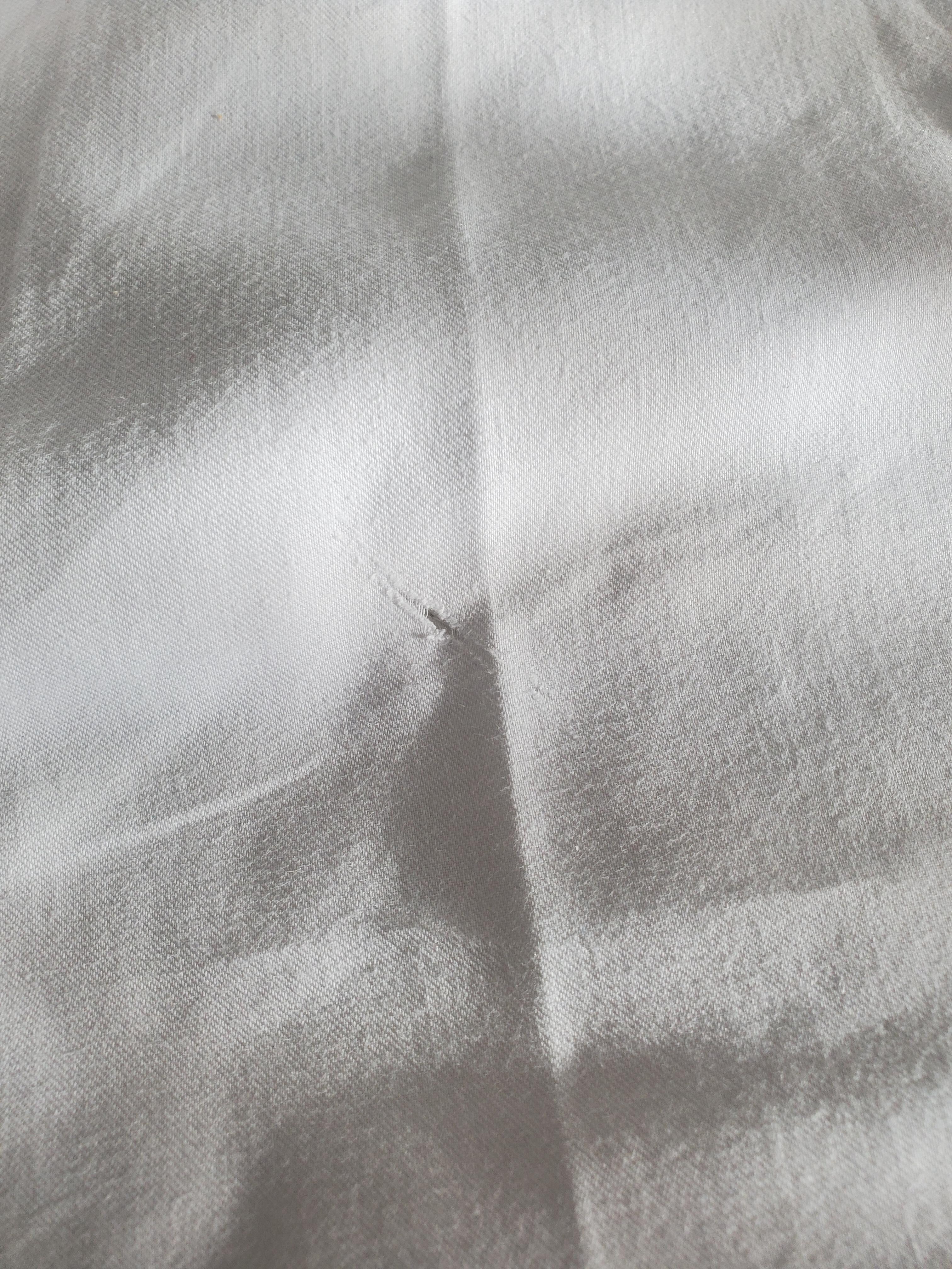 More rips in the sheets.