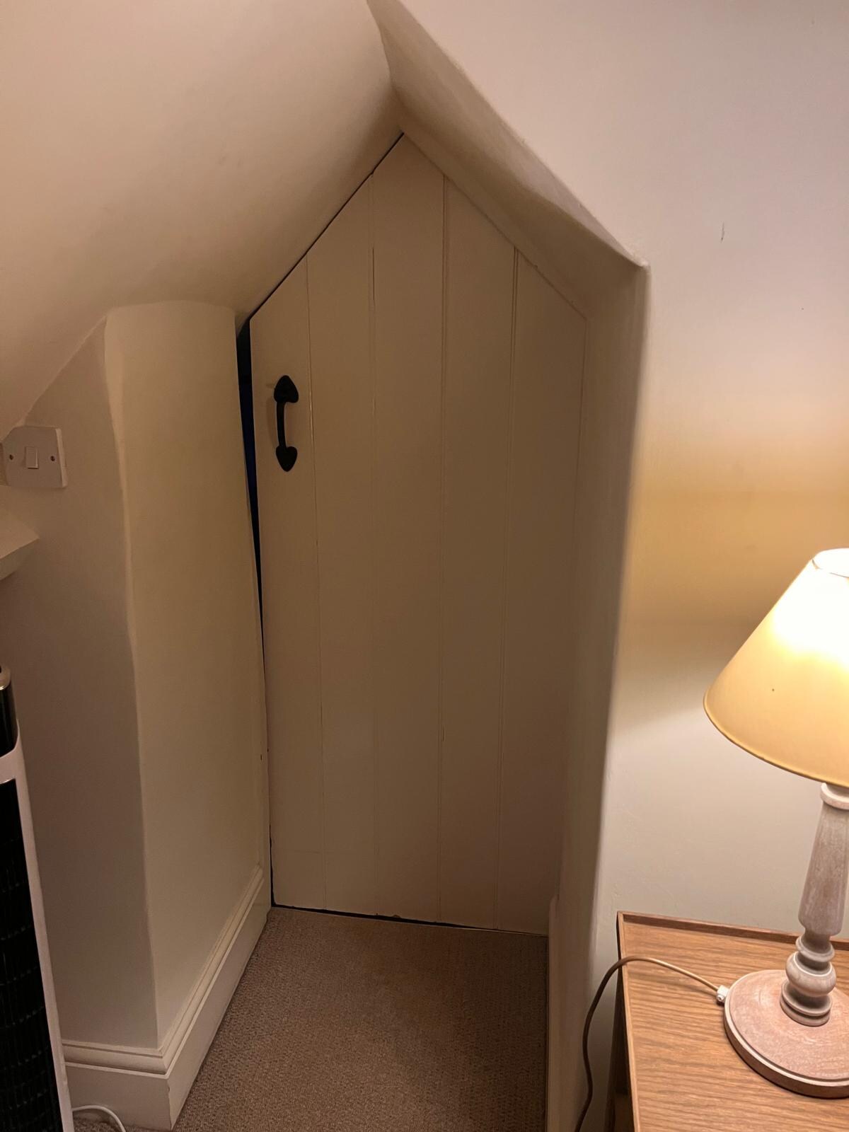 Door to bathroom.