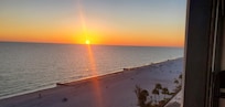 Sunset from balcony.