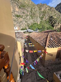 Looking from room window.