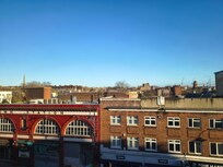 Uitzicht vanuit de woonkamer