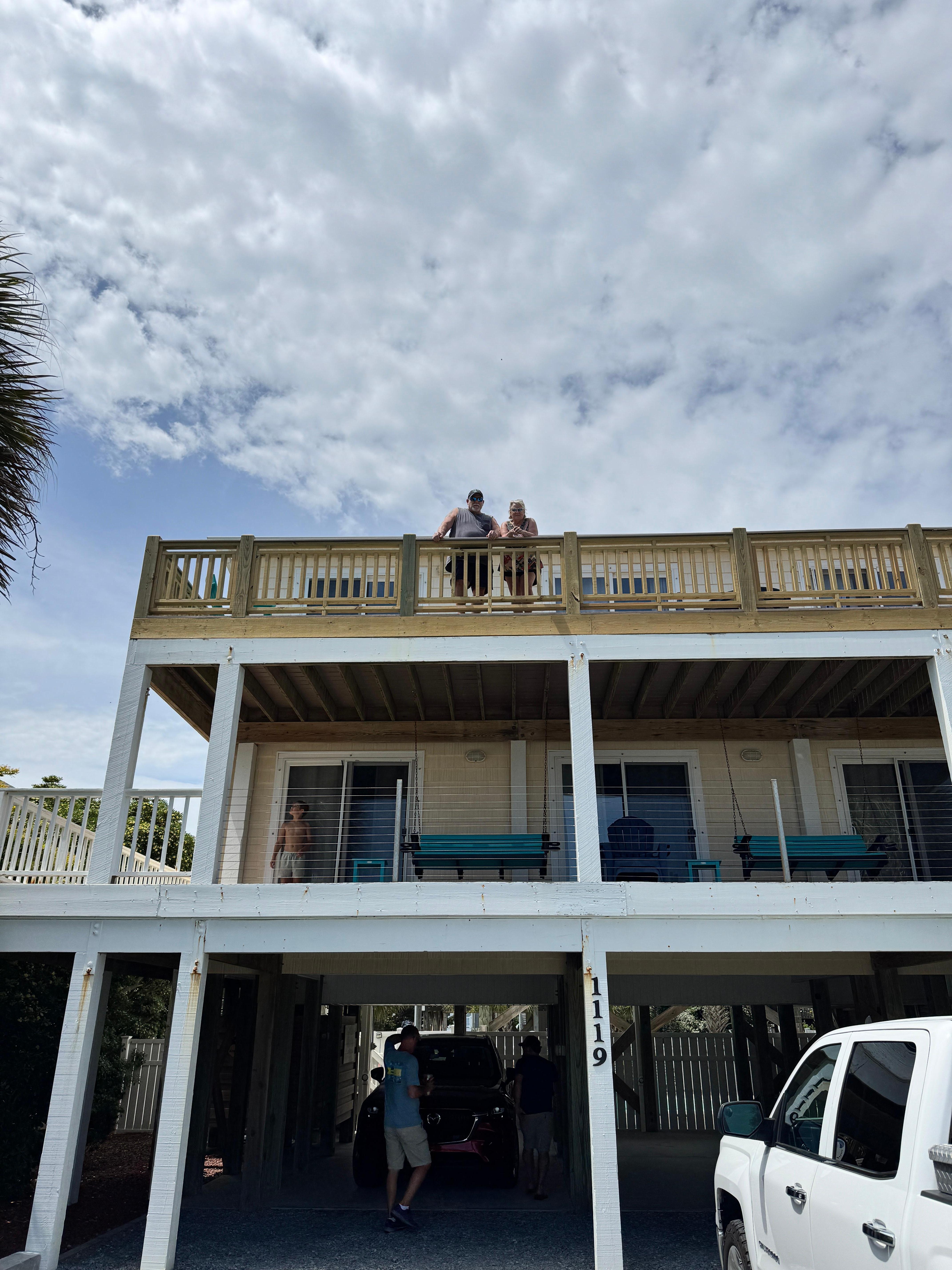 Amazing balconies front and rear