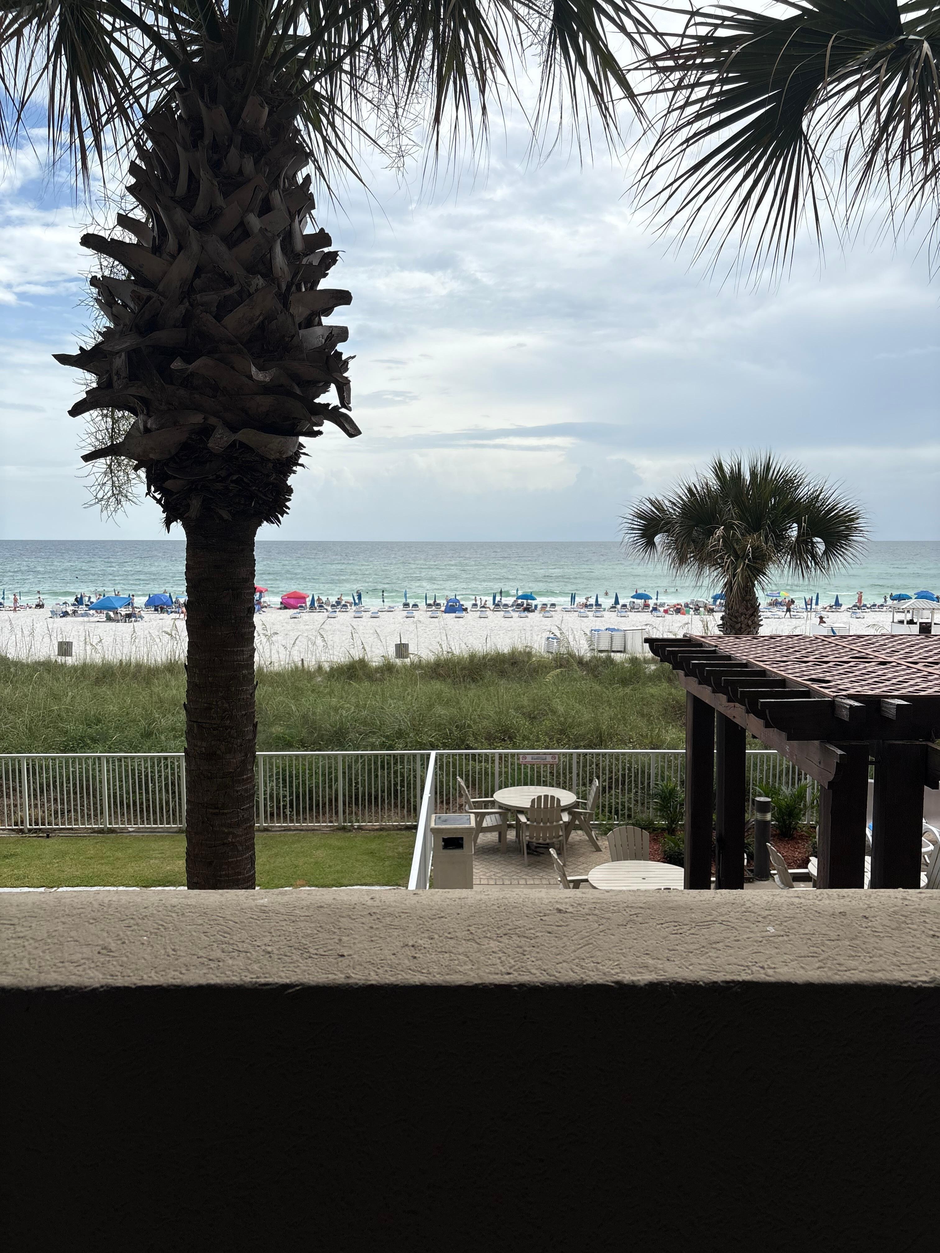 View from parking garage 
