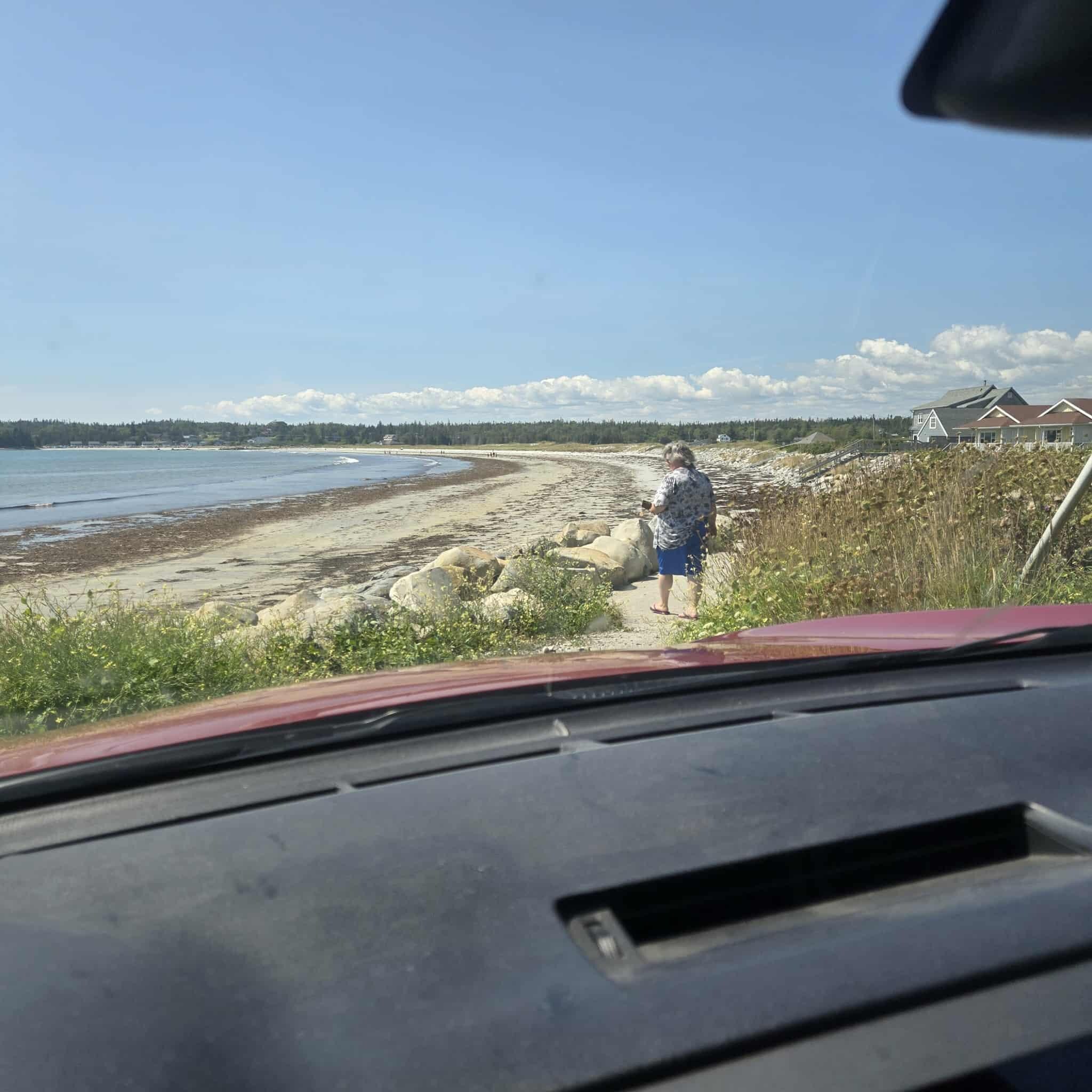 Beaches without accessibility are still beautiful to visit with views right from your car.