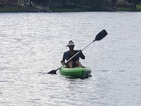 Kayaking on Lake Muskoday