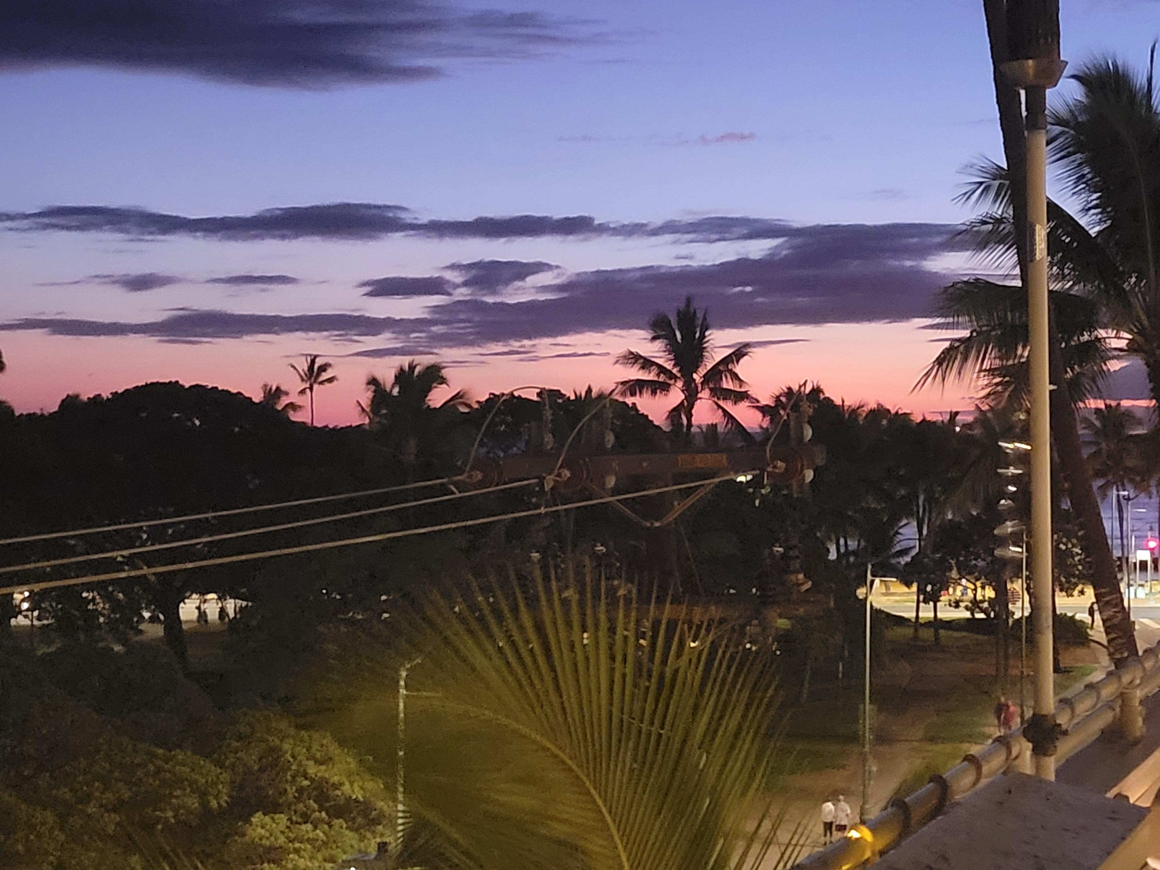 Sunset view from Decks Restautant