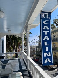 View from the second floor balcony