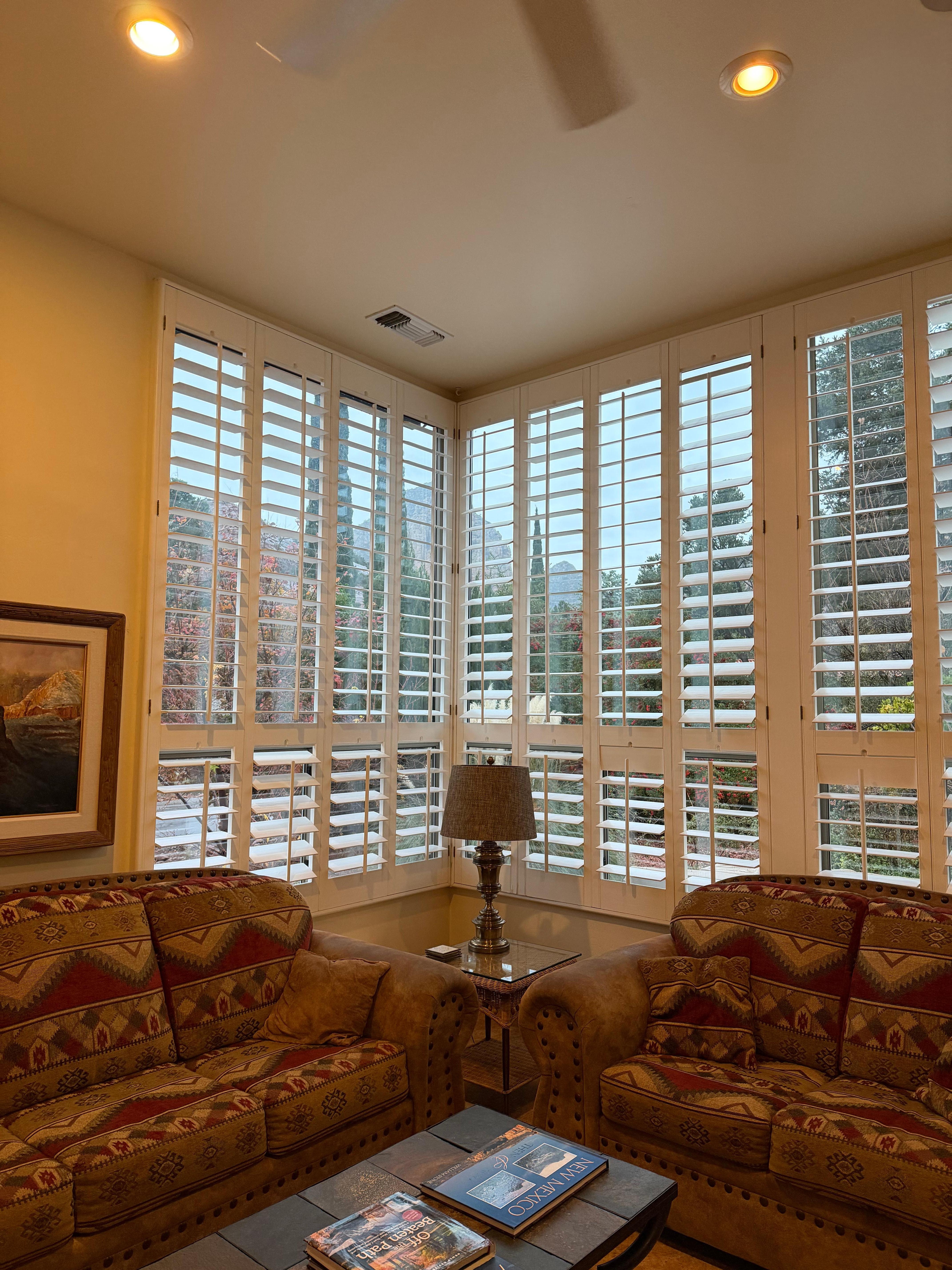 View from the living room. 