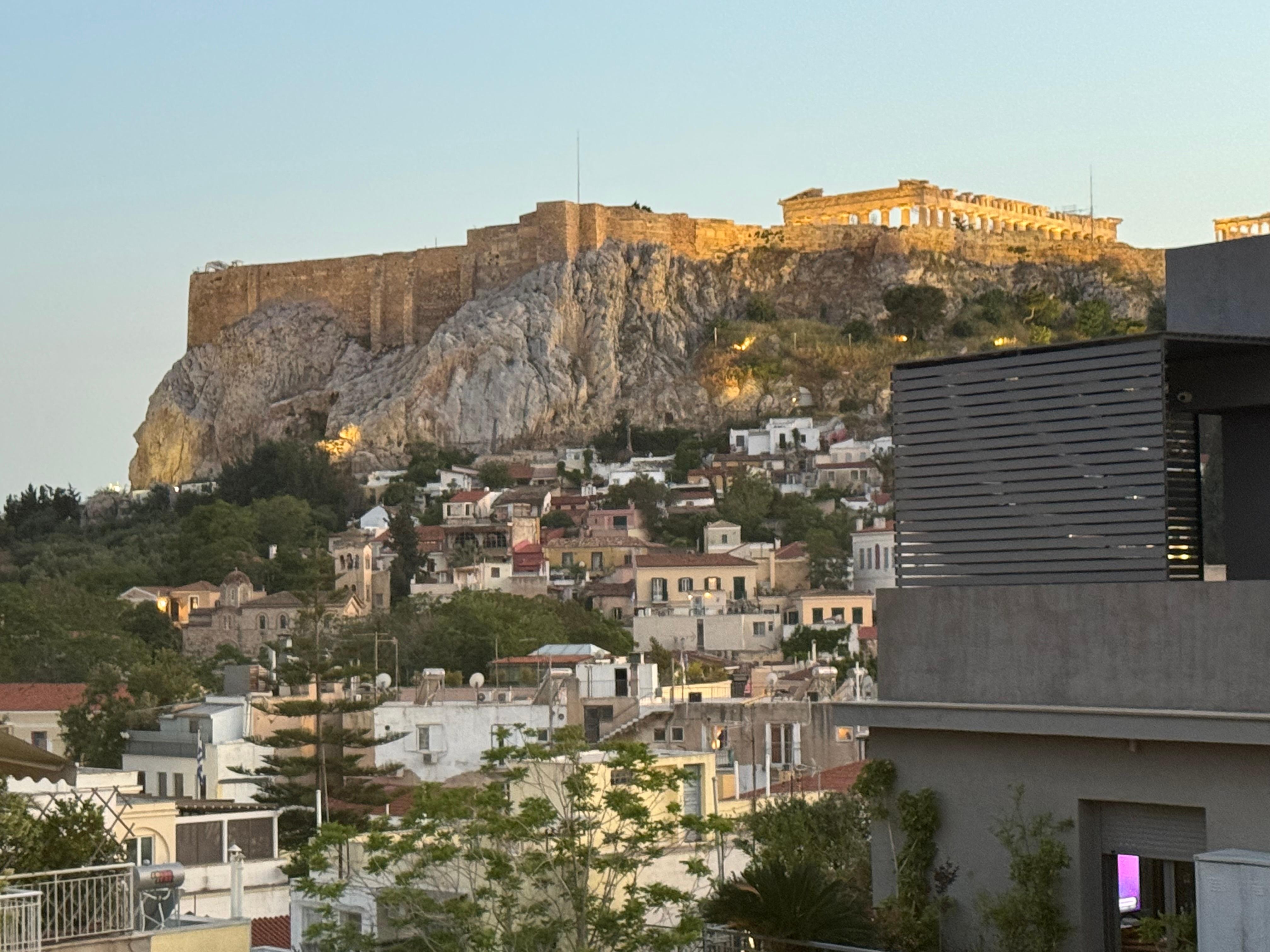 View from the rooftop. 