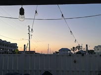 Back porch at sunrise