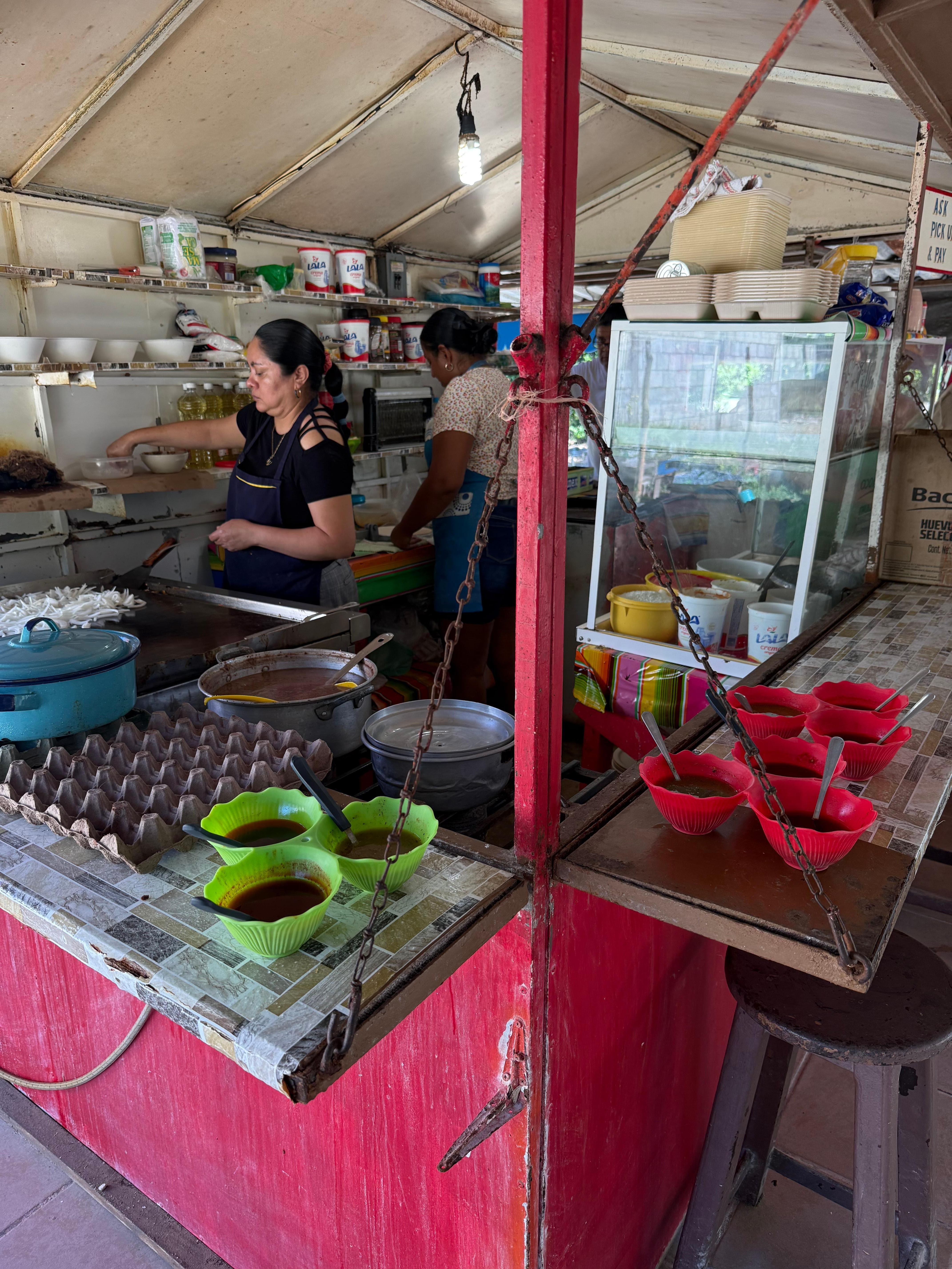 Dona Chelo’s taco stand just outside the complex was absolutely delicious!
