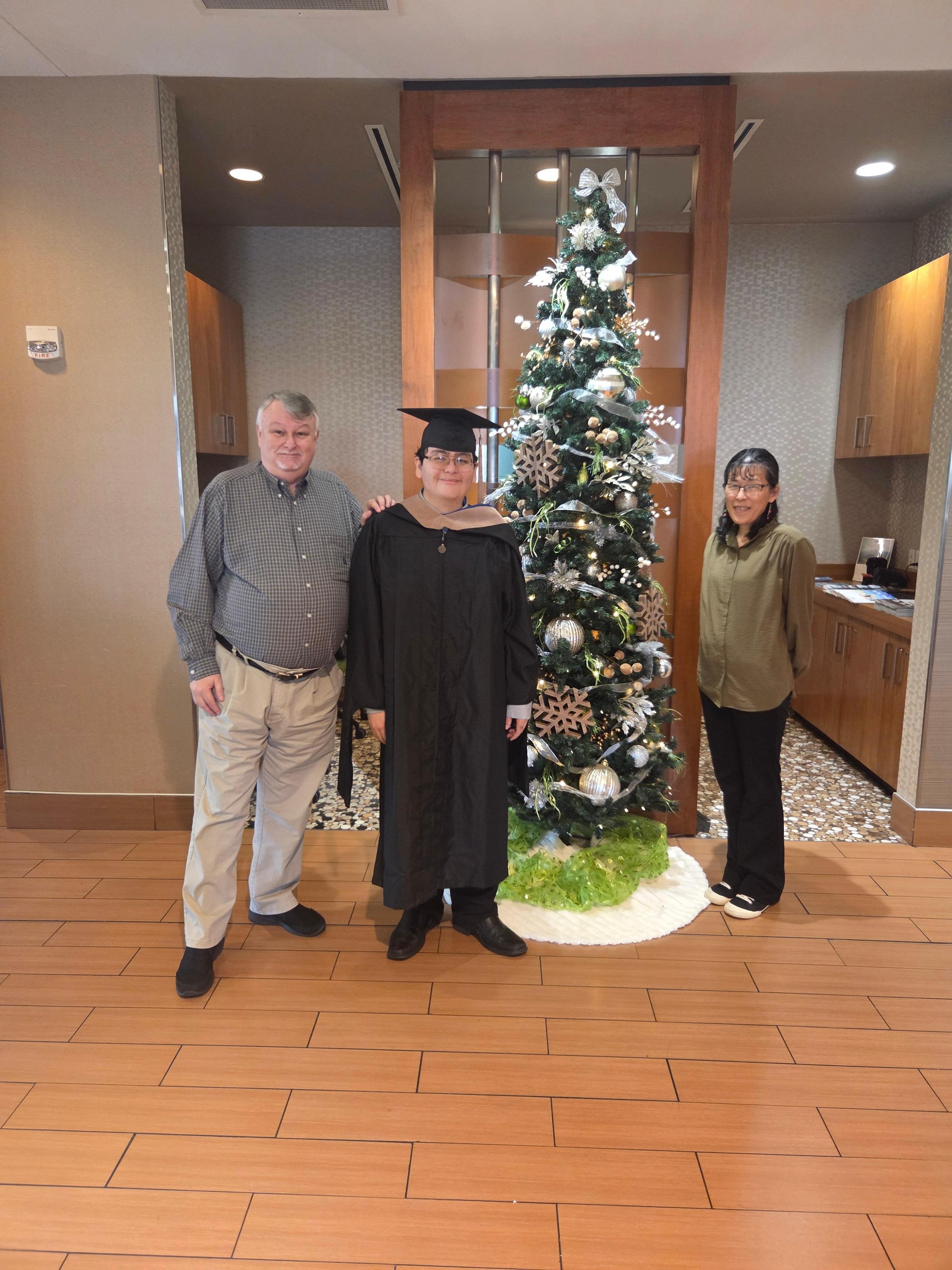 Son's graduation from University of West Florida in Pensacola with his MBA. Proud mom and dad.