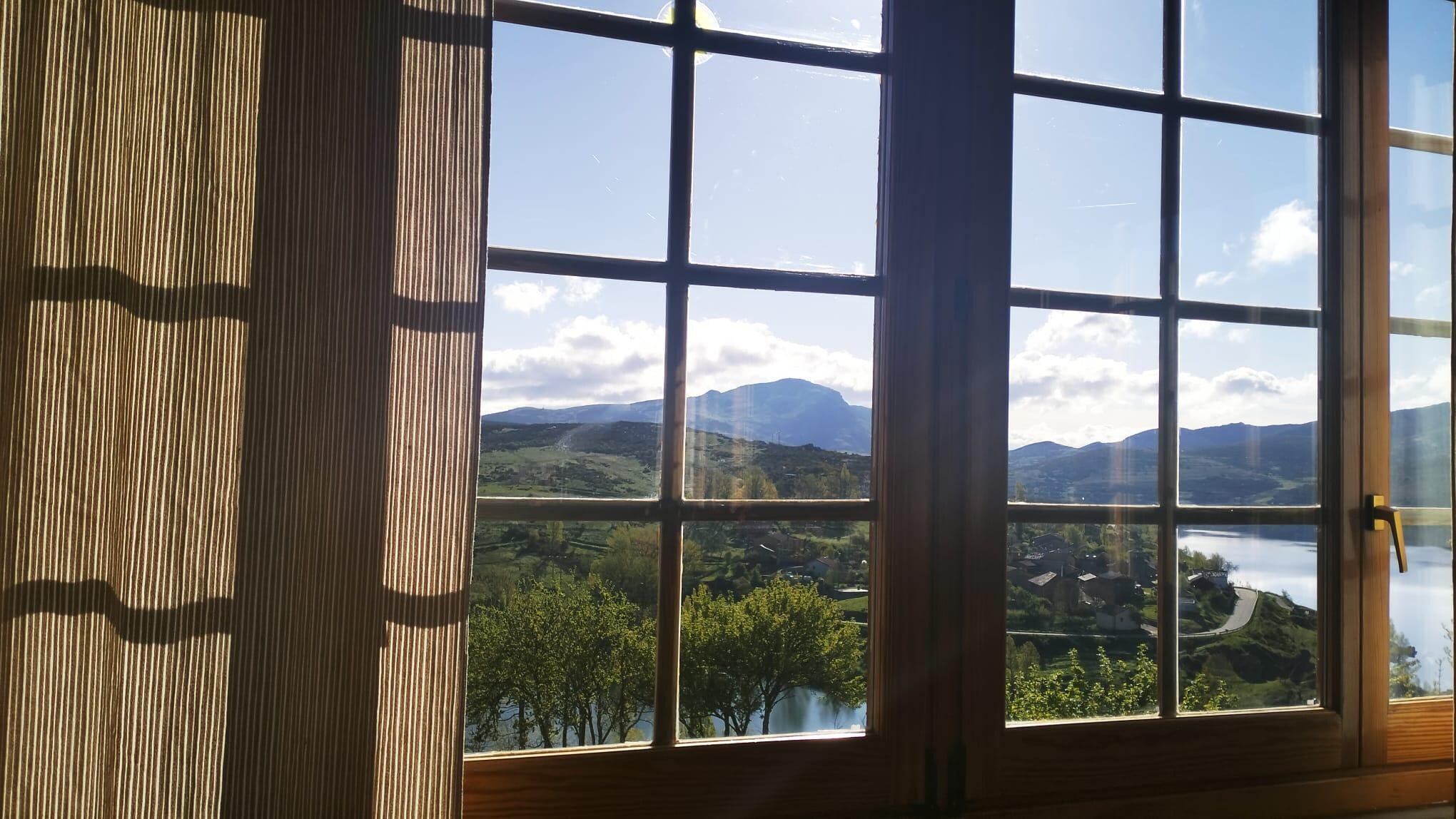Las vistas desde el comedor.